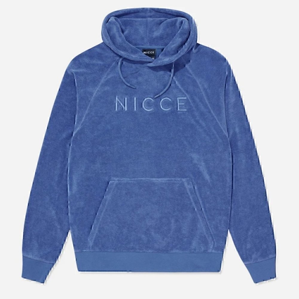 NICCE, Mens Viste Terry Hoodie - Color Irish Blue - Size L